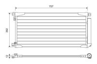 Condensor, airconditioning 822607