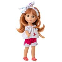 Berjuan Tienerpop Luci 22 Cm Meisjes Wit/rood - thumbnail