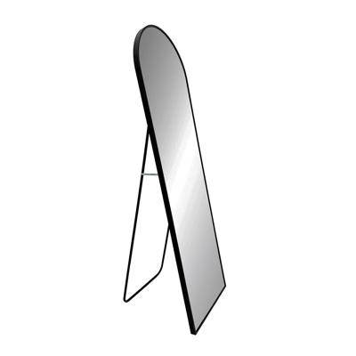 Staande spiegel Versa Zwart Kristal 2,5 X 150 X 40 CM