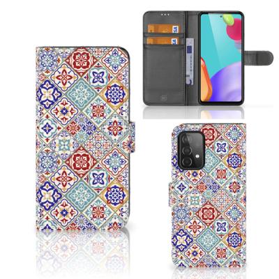 Samsung Galaxy A52 | Bookcase | Tiles Color