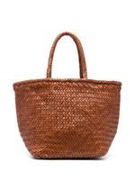 DRAGON DIFFUSION petit sac cabas Grace Basket - Marron - thumbnail