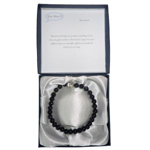 Halfedelstenen Armband in Geschenkdoos Blauwvloed