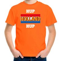 Oranje t-shirt hup Holland hup voor kinderen - Holland / Nederland supporter shirt EK/ WK - thumbnail