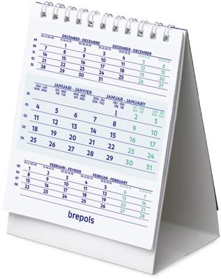 Brepols bureaukalender, staand, 2026