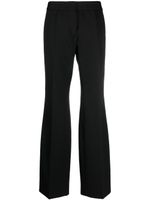 Jil Sander wool-cotton wide-leg trousers - Noir