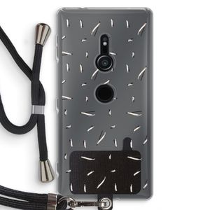 Hipster stripes: Sony Xperia XZ2 Transparant Hoesje met koord