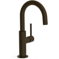 Wastafelkraan Tres Study | Opbouw | Draaibare uitloop | Mengkraan | Standaard model | 1-hendel | Rond | Zwart brons
