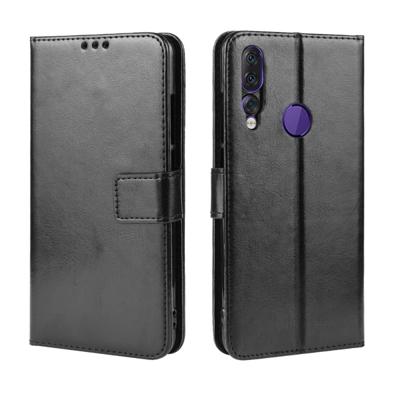 Retro Crazy Horse textuur horizontale Flip lederen draagtas voor Lenovo Z5S met houder & kaartsleuven & fotolijstjes (zwart)