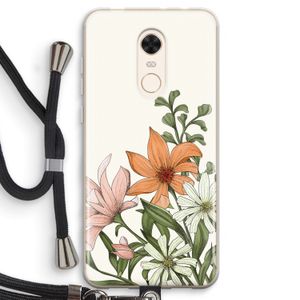 Floral bouquet: Xiaomi Redmi 5 Transparant Hoesje met koord
