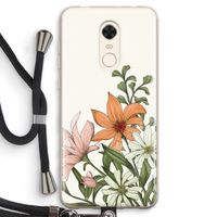 Floral bouquet: Xiaomi Redmi 5 Transparant Hoesje met koord Floral bouquet: Xiaomi Redmi 5 Transparant Hoesje met koord