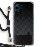 Musketon Halftone: Oppo Find X3 Transparant Hoesje met koord