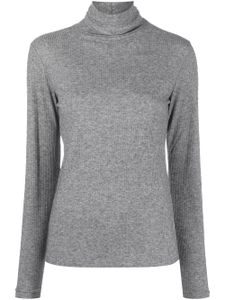 LouLou de Saison pull nervuré à col roulé - Gris