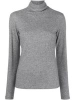 LouLou de Saison pull nervuré à col roulé - Gris