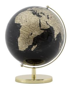 WERELDBOL GOUD CM Ø 25X34