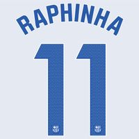 Raphinha 11 (Officiële FC Barcelona Away Bedrukking 2023-2024) - thumbnail