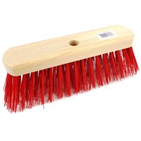 Green Arrow Straatbezem - Kunststof Haren - 29 cm - Rood - thumbnail