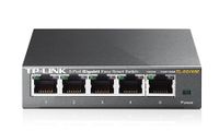 TP-LINK TL-SG105E L2 Gigabit Ethernet (10/100/1000) Zwart - thumbnail