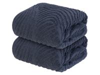 LIVARNO home 2 badhanddoeken 50 x 100 cm (Blauw) LIVARNO home 2 badhanddoeken 50 x 100 cm (Blauw)