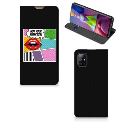 Samsung Galaxy M51 Hippe | Standcase | Popart Princess Samsung Galaxy M51 Hippe | Standcase | Popart Princess