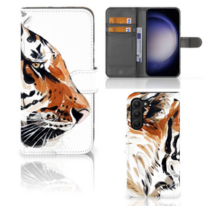 Hoesje Samsung Galaxy S23 Plus Watercolor Tiger