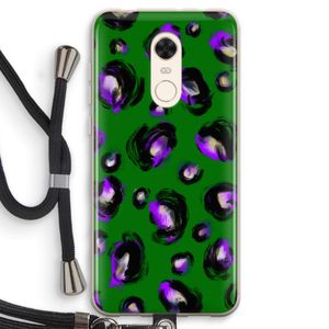 Green Cheetah: Xiaomi Redmi 5 Transparant Hoesje met koord