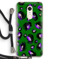 Green Cheetah: Xiaomi Redmi 5 Transparant Hoesje met koord