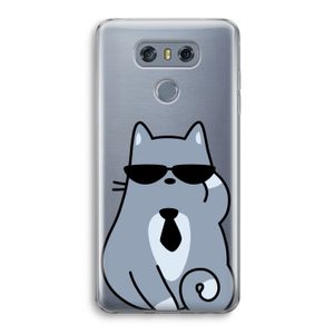 Cool cat: LG G6 Transparant Hoesje