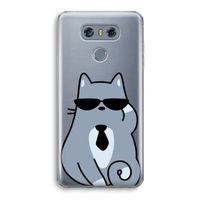 Cool cat: LG G6 Transparant Hoesje