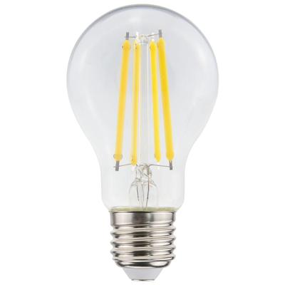 E27 LED Filament Lamp A60 - Dimbaar - Energielabel A - 3.8 Watt - 840 Lumen - 2700K Warm Wit - Transparant glas E27 LED Filament Lamp A60 - Dimbaar - Energielabel A - 3.8 Watt - 840 Lumen - 2700K Warm Wit - Transparant glas