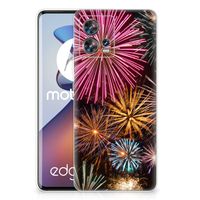 Motorola Edge 30 Fusion Silicone Back Cover Vuurwerk - thumbnail