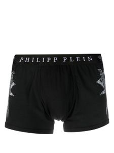 Philipp Plein boxer à taille à logo - Noir