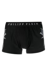 Philipp Plein boxer à taille à logo - Noir