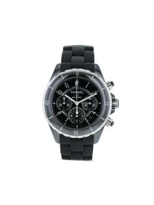 CHANEL Pre-Owned montre Chanel J12 Chronograph 41 mm pre-owned (2010) - Noir