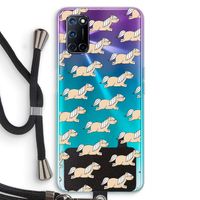 Ponys: Oppo A52 Transparant Hoesje met koord