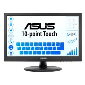 Asus VT168HR Touch Touchscreen monitor Energielabel: B (A - G) 39.6 cm (15.6 inch) 1388 x 768 Pixel 16:9 5 ms HDMI, USB, VGA TN LED