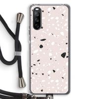 Terrazzo N°20: Sony Sony Xperia 10 III Transparant Hoesje met koord