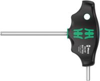 Wera 454 HF T-greep zeskant-schroevendraaier Hex-Plus met vasthoudfunctie, 5 x 100 mm - 05023342001
