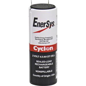 EnerSys Hawker Cyclon DT Loodaccu 2 V 4.5 Ah Loodvlies (AGM) (Ø x h) 34 mm x 103 mm Kabelschoen 4.8 mm Onderhoudsvrij, Wikkelcellenuitvoering, Cyclusbestendig,