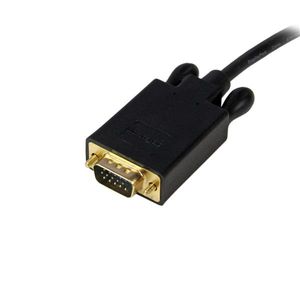 StarTech.com 4,5 m lange DisplayPort-naar-VGA-adapterconverterkabel DP naar VGA 1920x1200 zwart