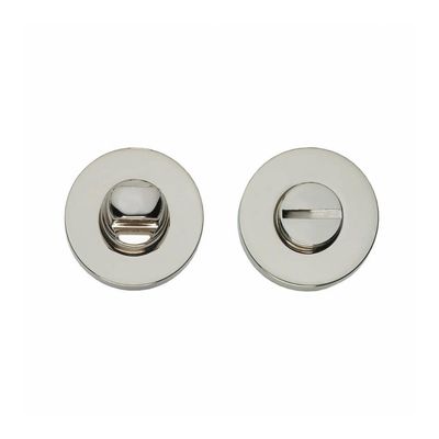 Intersteel WC slot rond gepolijst nikkel