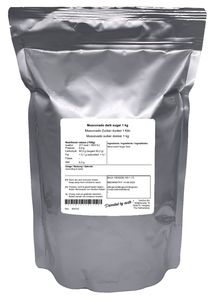 Muscovado suiker donker 1 kg