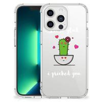 iPhone 13 Pro Max Stevig | Bumper Hoesje | Cactus Glad