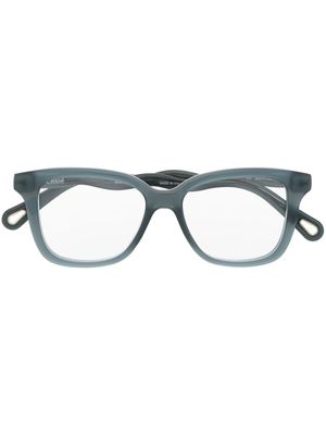Chloé Eyewear lunettes de vue à monture papillon - Bleu