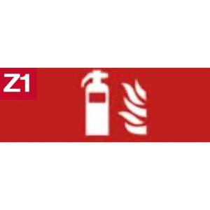 Pictogram sticker Z1/Z1 verticale bevestiging