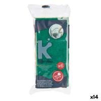 Set schuursponsjes 11880006 11880006 Geel Groen Cellulosa Schuurvezel 9 x 5,5 x 2,5 cm 19,5 x 9 x 4 cm (14 Stuks)