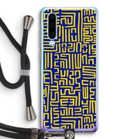 Majorelle Blue Print: Huawei P30 Transparant Hoesje met koord Majorelle Blue Print: Huawei P30 Transparant Hoesje met koord