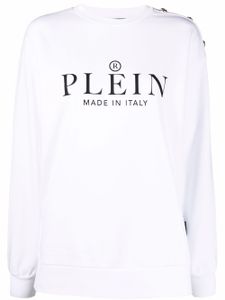 Philipp Plein sweat à logo imprimé - Blanc