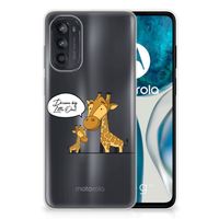 Motorola Moto G52/G82 Telefoonhoesje met Naam Giraffe