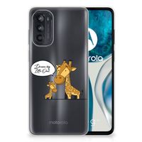 Motorola Moto G52/G82 Telefoonhoesje met Naam Giraffe - thumbnail