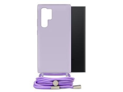 Mobilize Mobilize Lanyard Gelly Case for Samsung Galaxy S23 Ultra 5G Pastel Purple